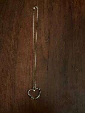 Silver Heart Pendant Necklace - Elegant Women’s Jewelry
